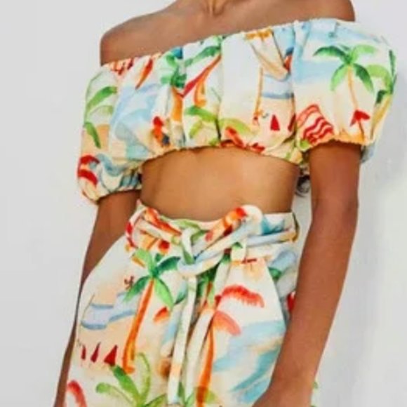 FARM RIO Copacabana Top and Shorts set (Small) - Picture 10 of 12